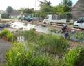 Réalisation de bassin - chantier  Lépine