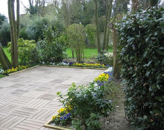 Réalisation d'une terrasse