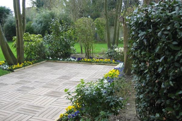 Réalisation d'une terrasse