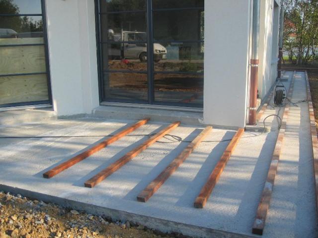 Réalisation de terrasse