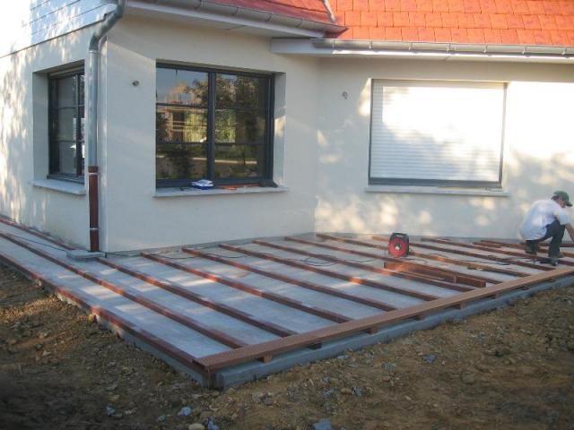 Réalisation de terrasse