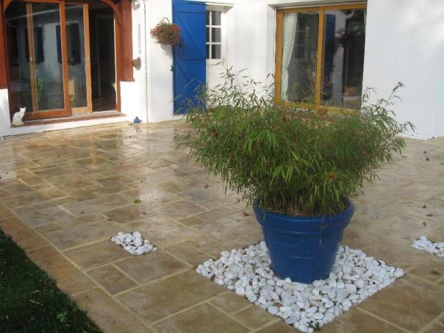 Réalisation de terrasse